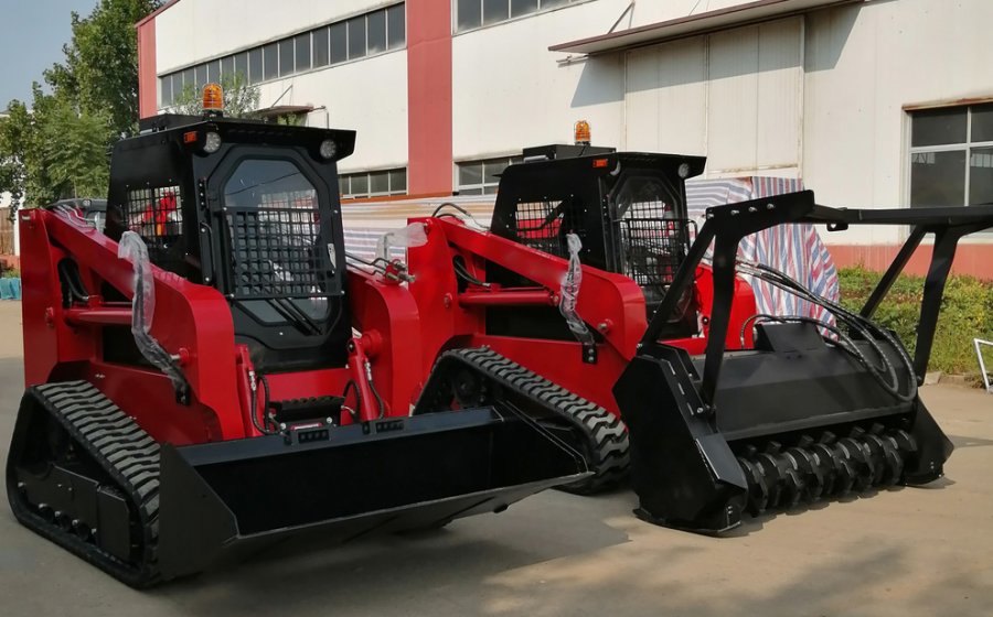 Swedish client purchasing our skid steer loader